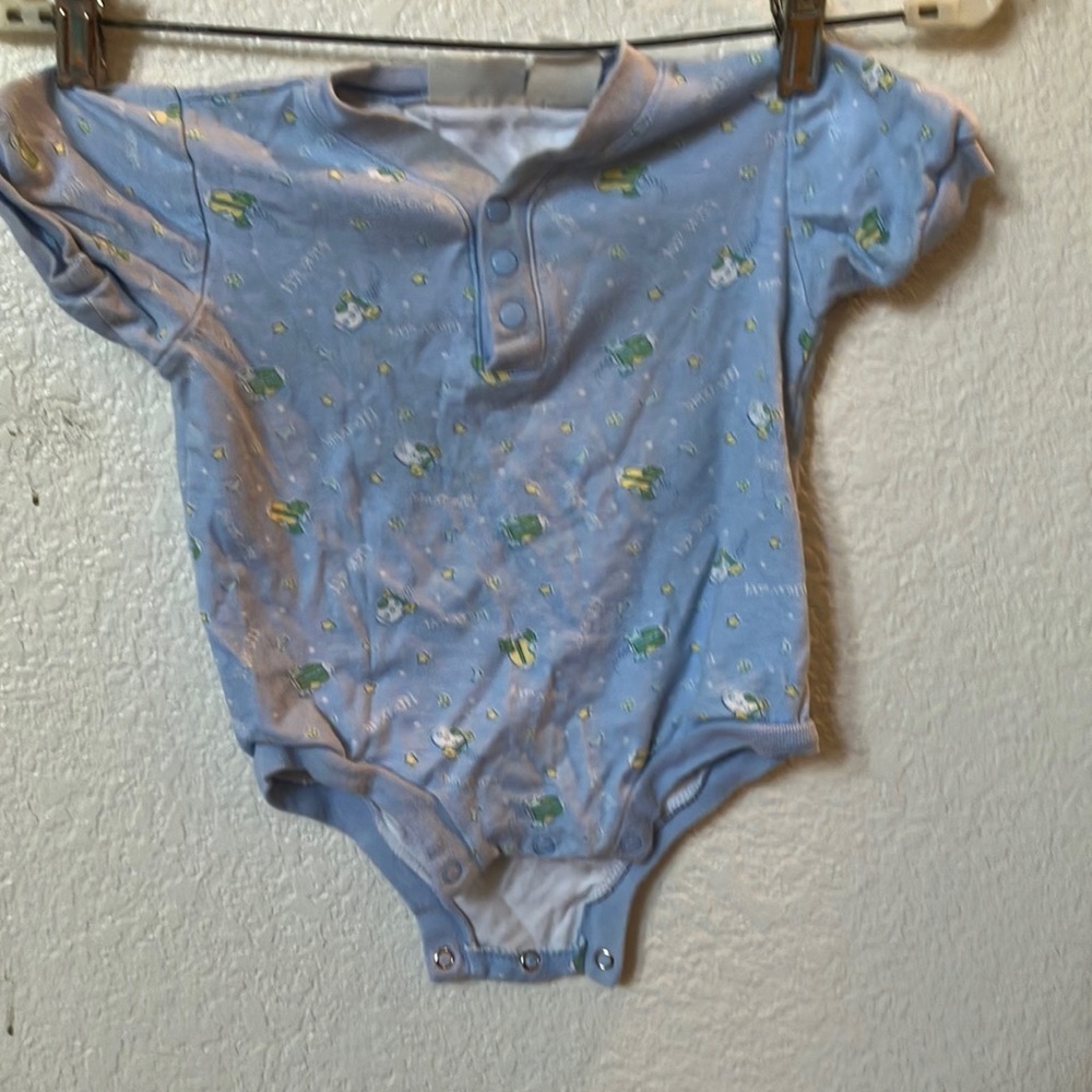 Basic editions short sleeve infant one piece 18 months